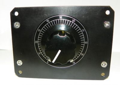 Front plate of Motorized Rheostat